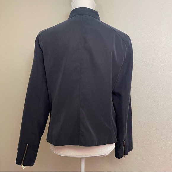 Apt 9 Black Asymmetrical Motorcycle Jacket - Picture 6 of 12